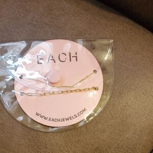 Each 2pc. Gold Plated Necklace Set